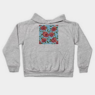 Pattern roses dress - In the mood for love Kids Hoodie